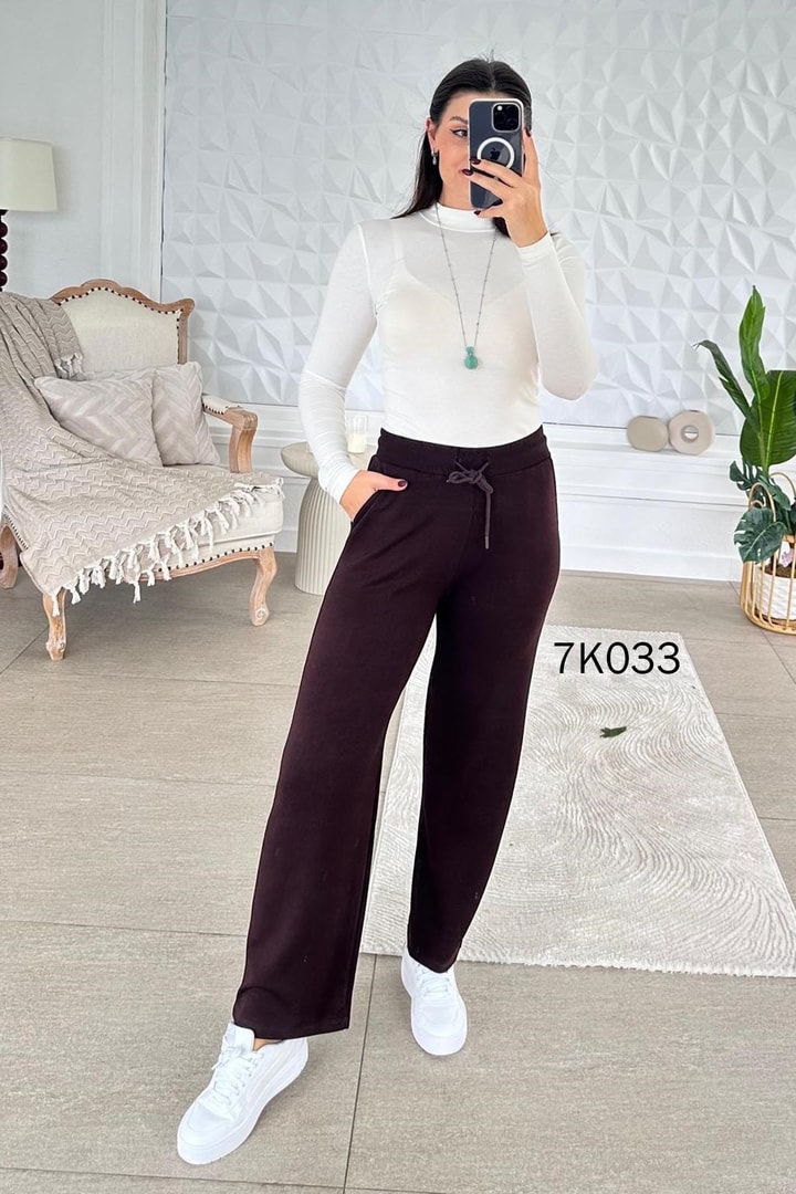 Beli Lastikli Modal Pantolon