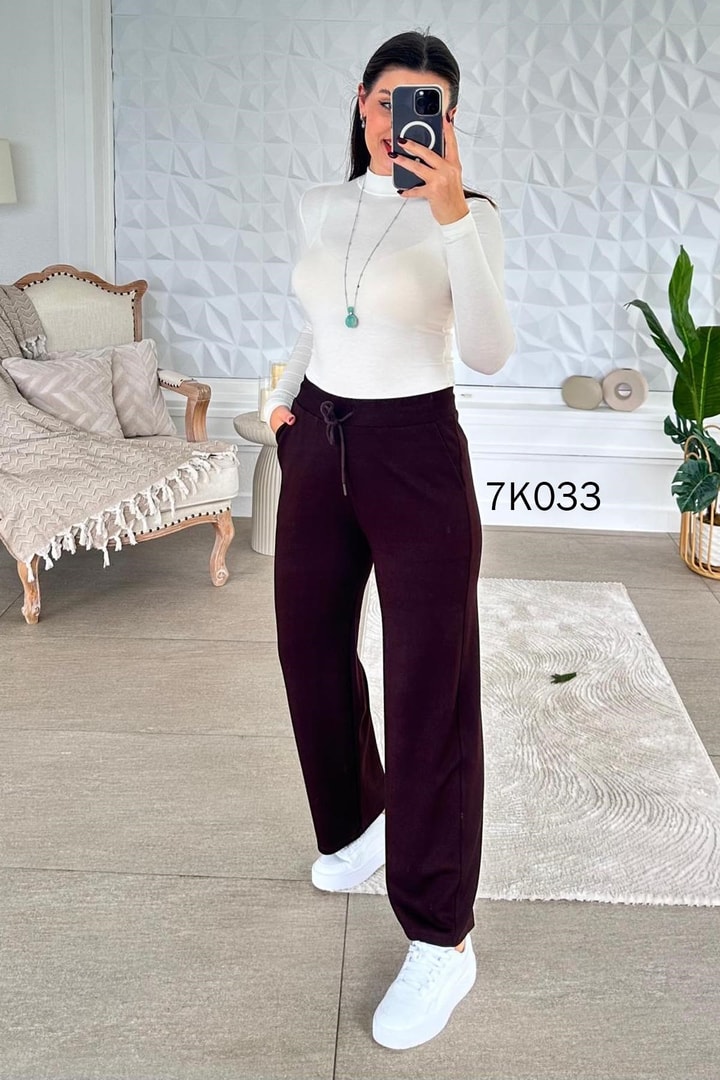 Beli Lastikli Modal Pantolon
