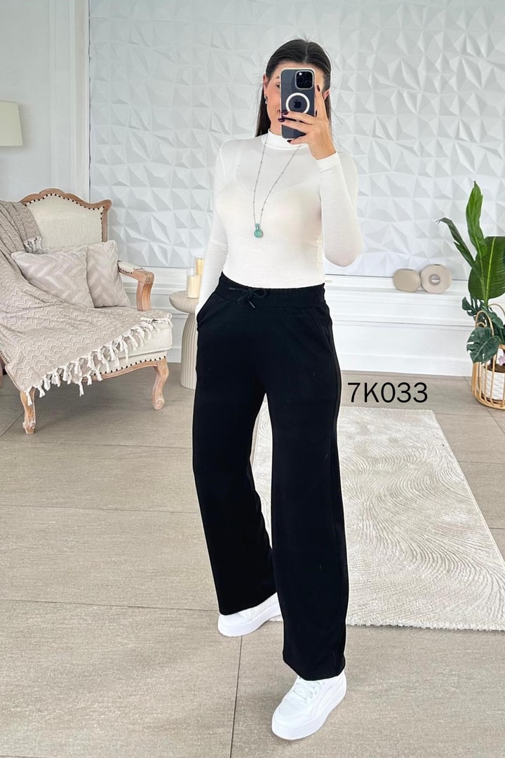 Beli Lastikli Modal Pantolon