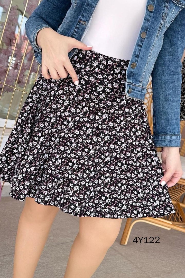 Beli Lastikli Şort Etek