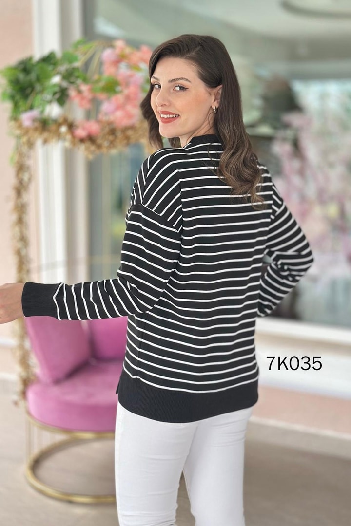 Bisiklet Yaka 2 İplik Sweatshirt
