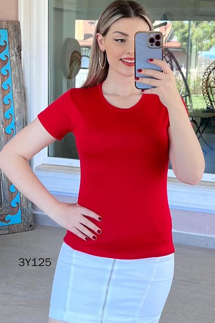 Bisiklet Yaka Tshirt