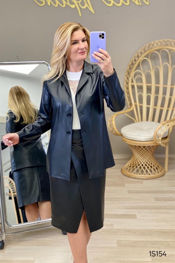 Blazer Deri Ceket