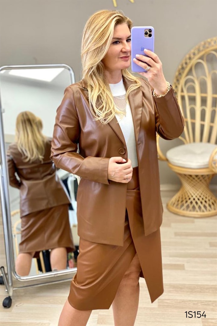 Blazer Deri Ceket