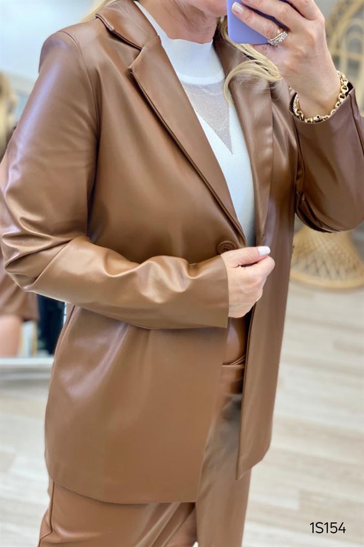 Blazer Deri Ceket