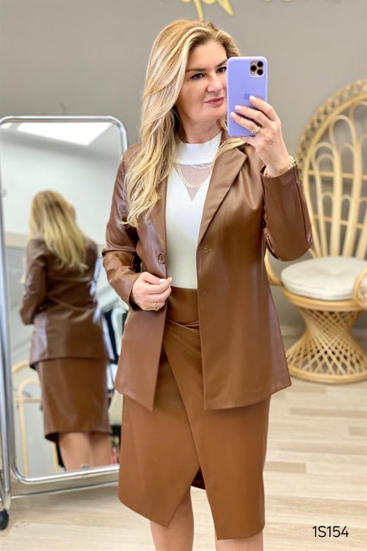 Blazer Deri Ceket