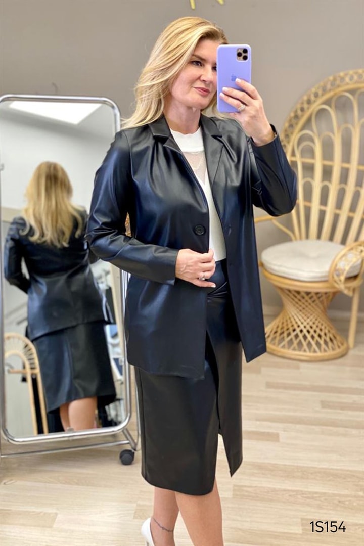 Blazer Deri Ceket
