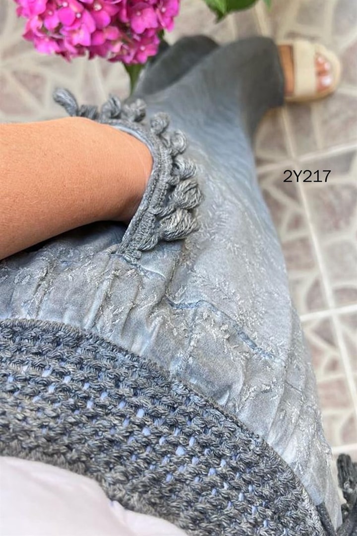 Bol Paça Keten Pantolon