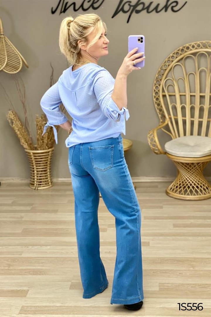 Boyfriend İspanyol Paça Kot Pantolon