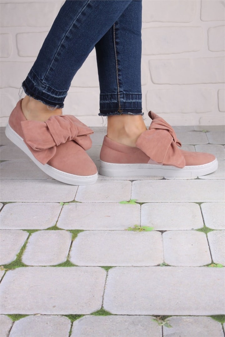 Büyük Fiyonklu Sneaker Ayakkabı