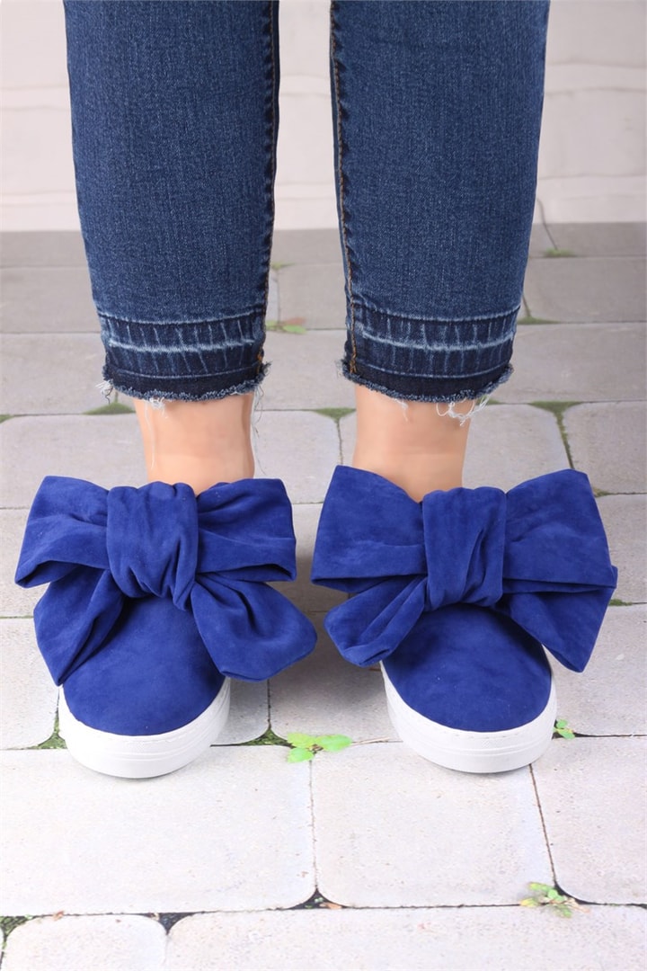 Büyük Fiyonklu Sneaker Ayakkabı