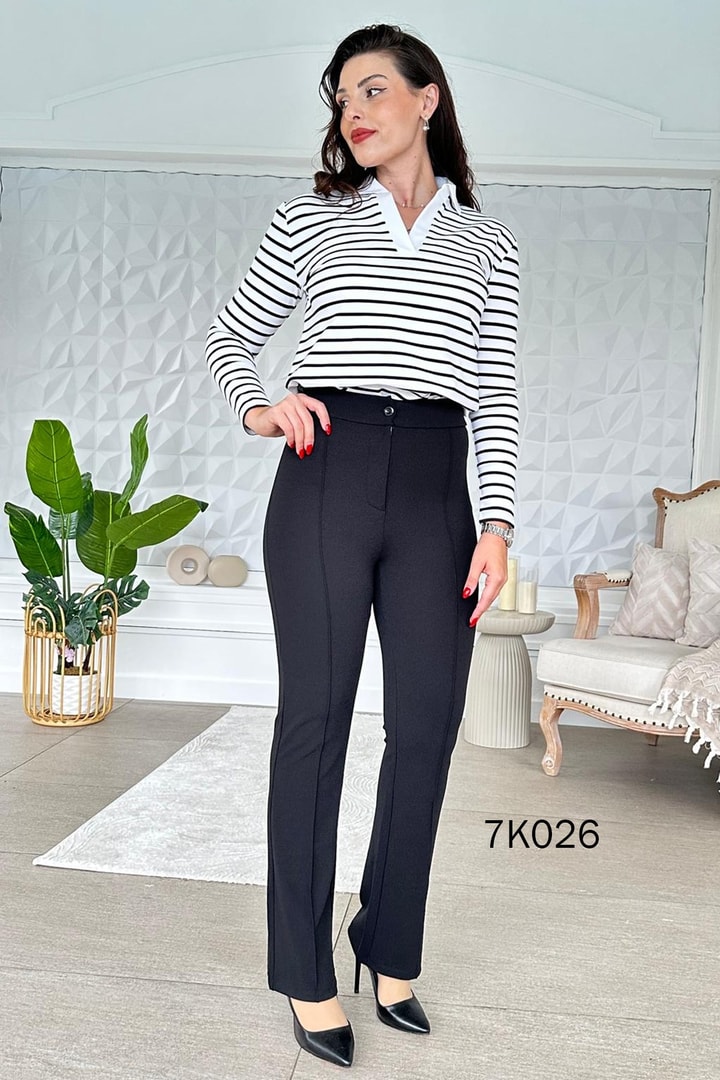 Çimalı Krep Pantolon
