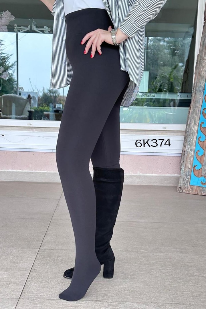 Dalgıç Kumaş Çorap Tayt