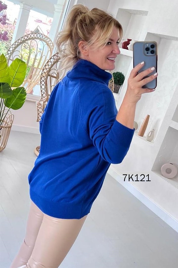 Degaje Yaka Triko Bluz
