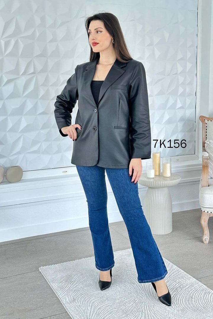 Deri Blazer Ceket