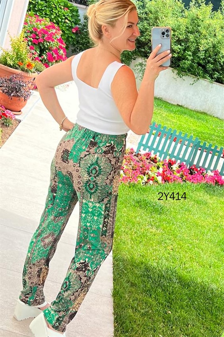 Desenli Pantolon