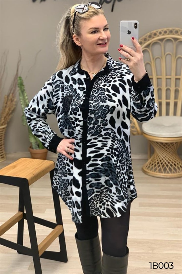 Desenli Tunik Gömlek
