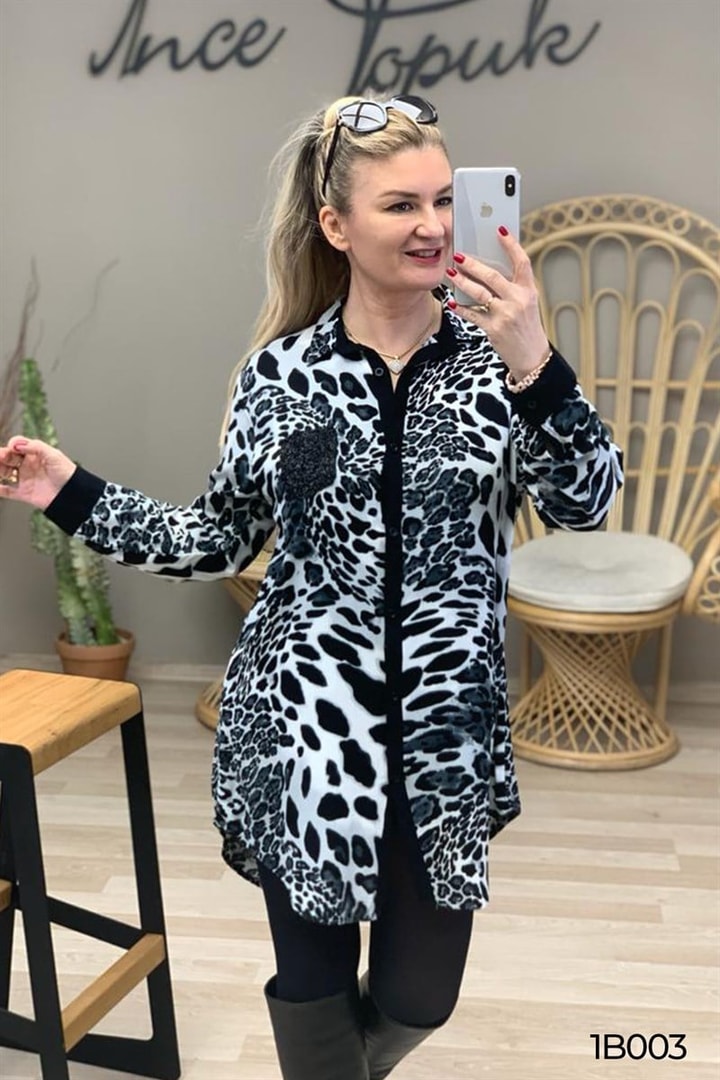 Desenli Tunik Gömlek