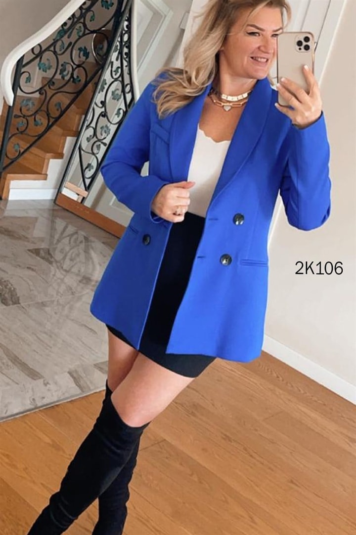 Dört Düğme Blazer Ceket