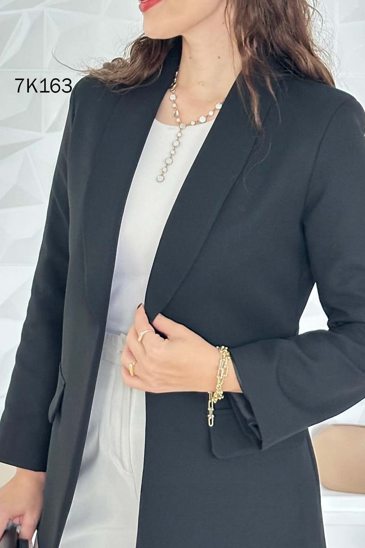 Double Kumaş Blazer Ceket