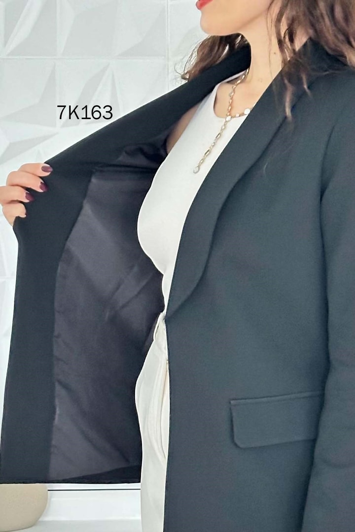 Double Kumaş Blazer Ceket