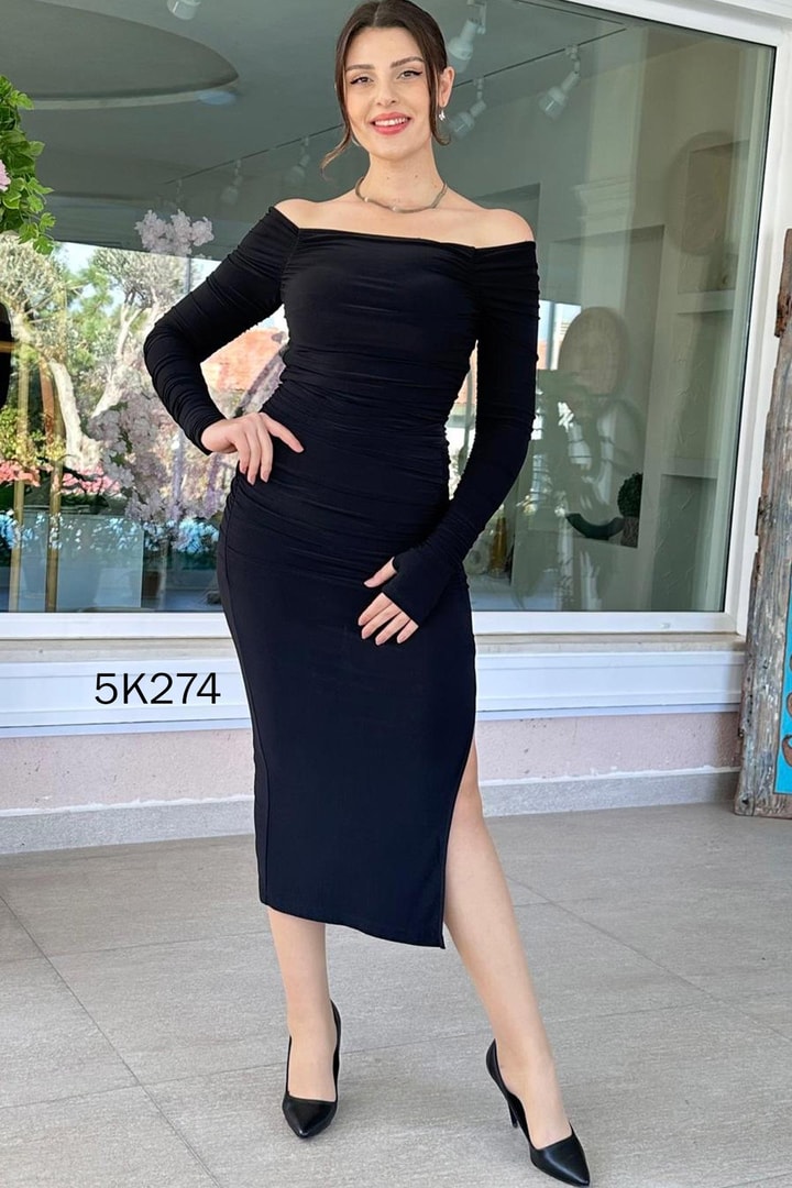 Drapeli Sandy Elbise
