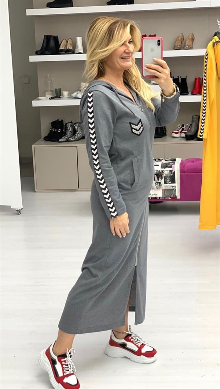 Fermuarlı Elbise