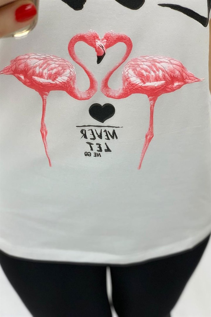Fins- Love Desenli Tişört