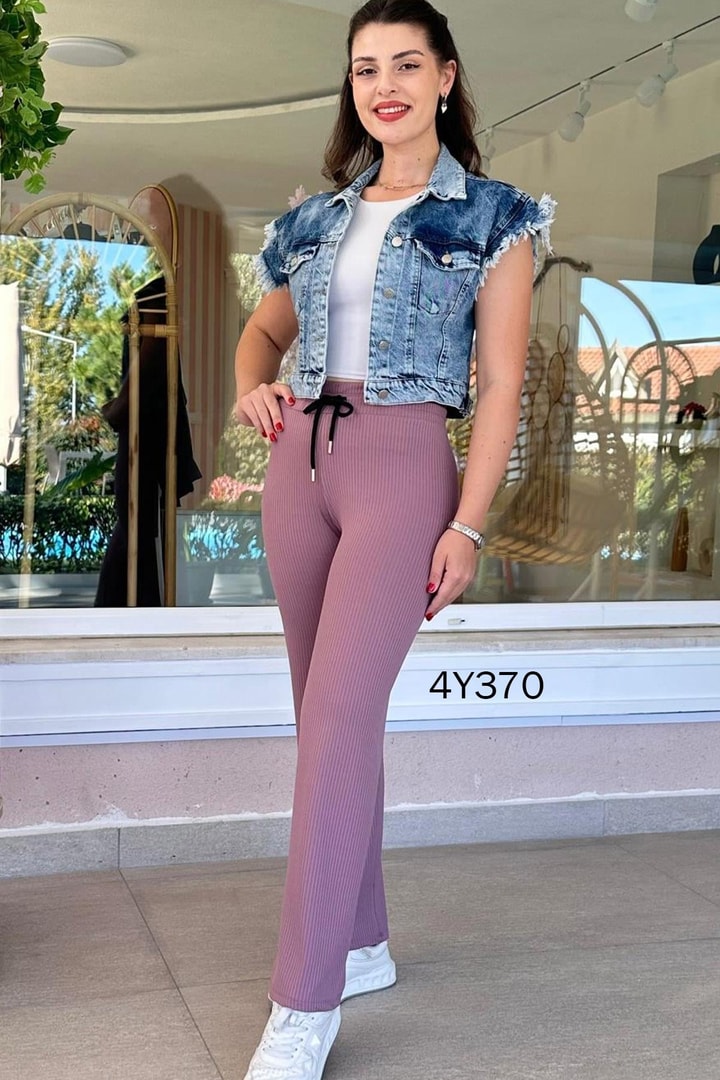 Fitilli Ottoman Diz Yapmaz Pantolon
