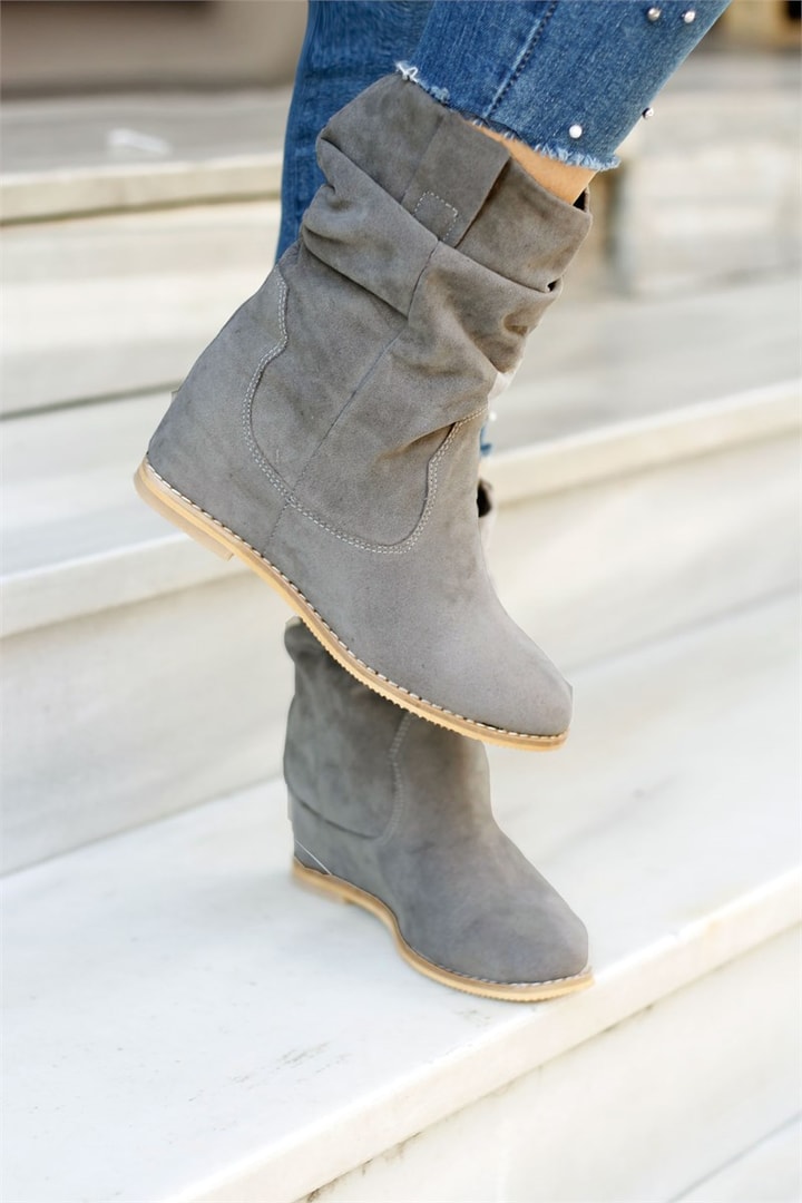 Gizli Topuk Körüklü Bot / İçten Dolgulu Topuk