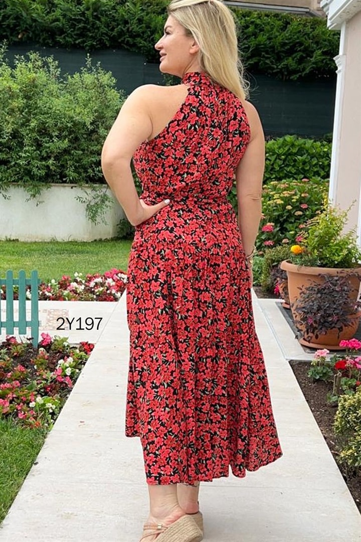 Halter Yaka Elbise