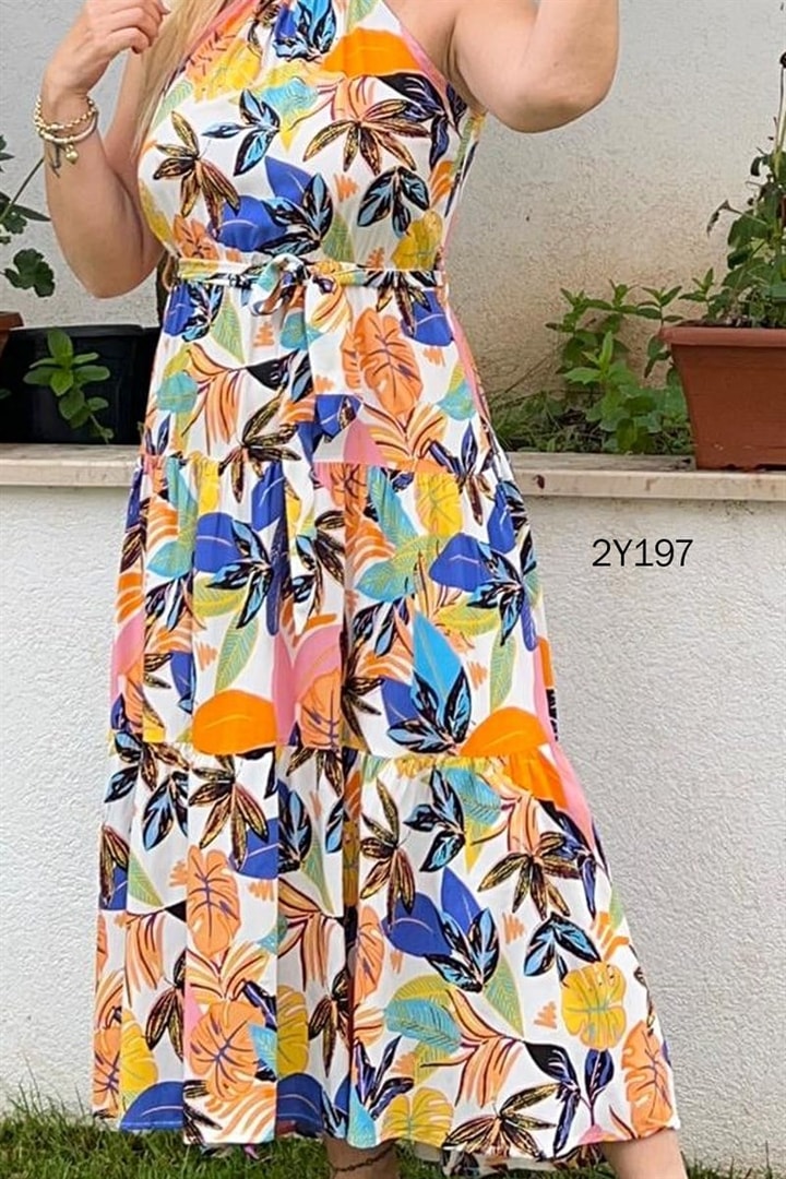 Halter Yaka Elbise