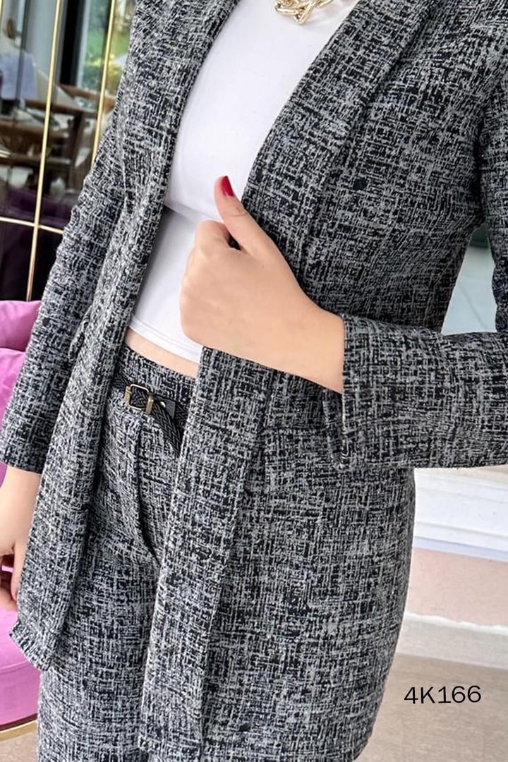 Jakarlı Yün Ceket