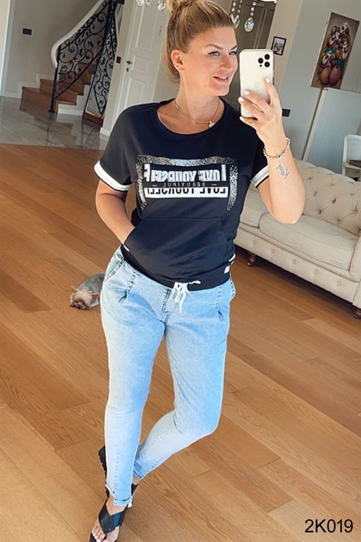 Kanguru Cepli Kot İkili Takım