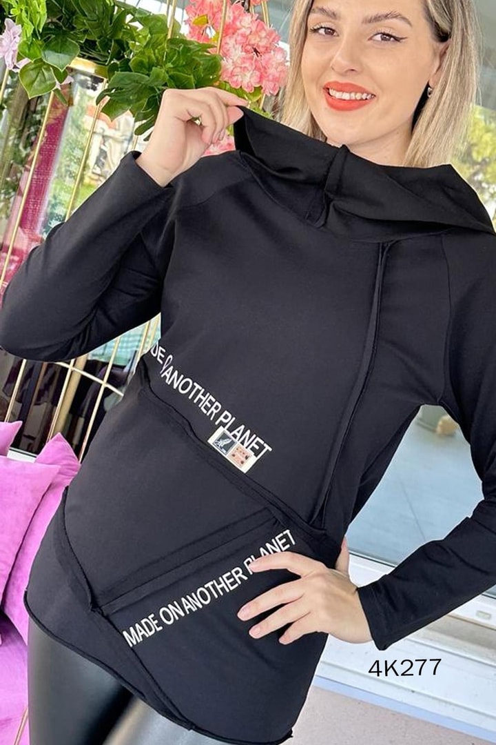 Kapşonlu 2 İplik Sweat