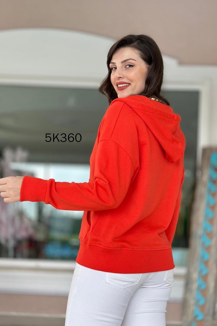 Kapşonlu 2 iplik Sweatshirt