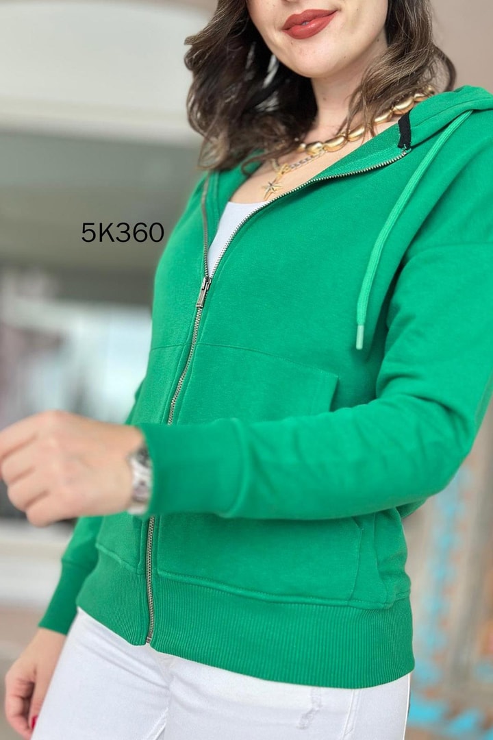Kapşonlu 2 iplik Sweatshirt