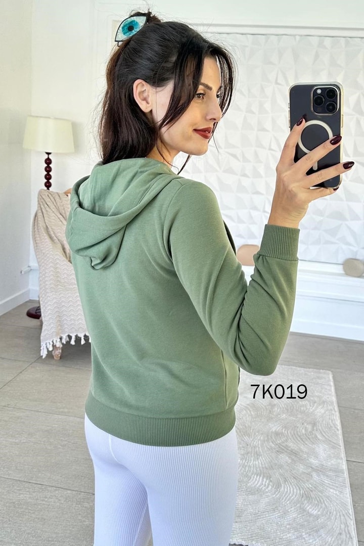 Kapşonlu 2 iplik Sweatshirt