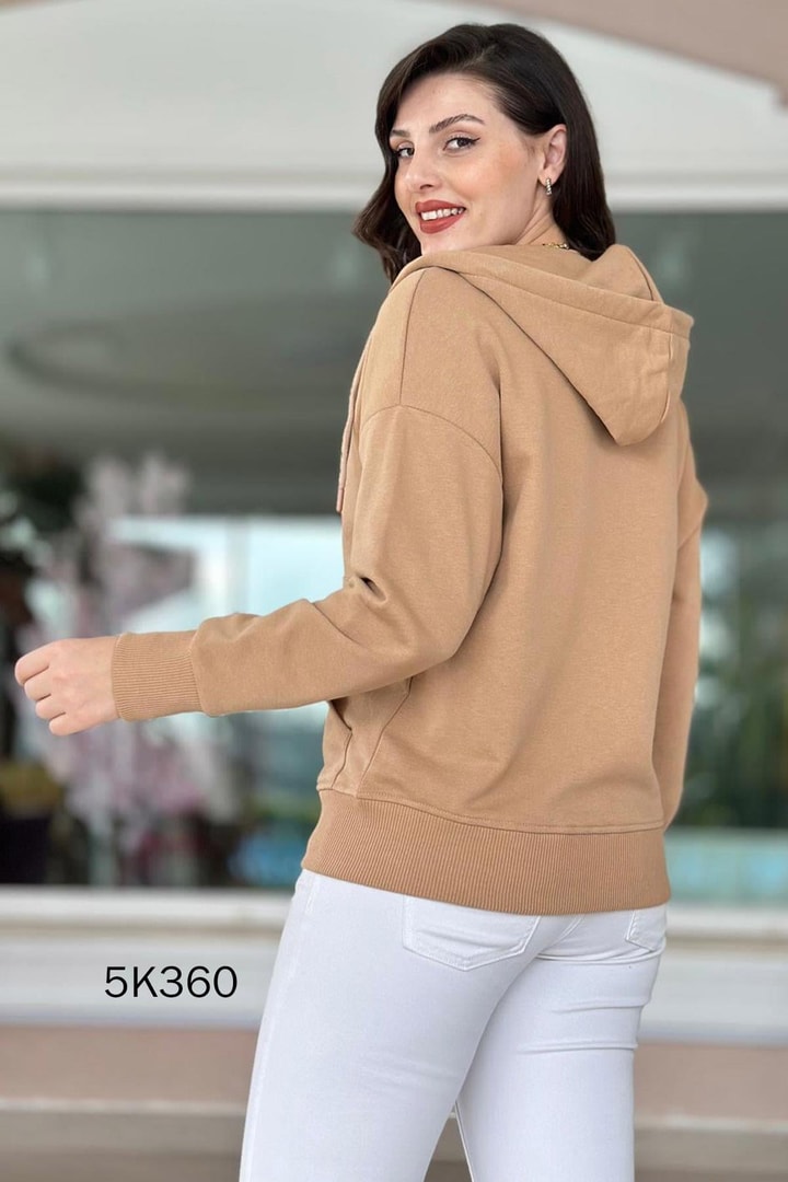 Kapşonlu 2 iplik Sweatshirt