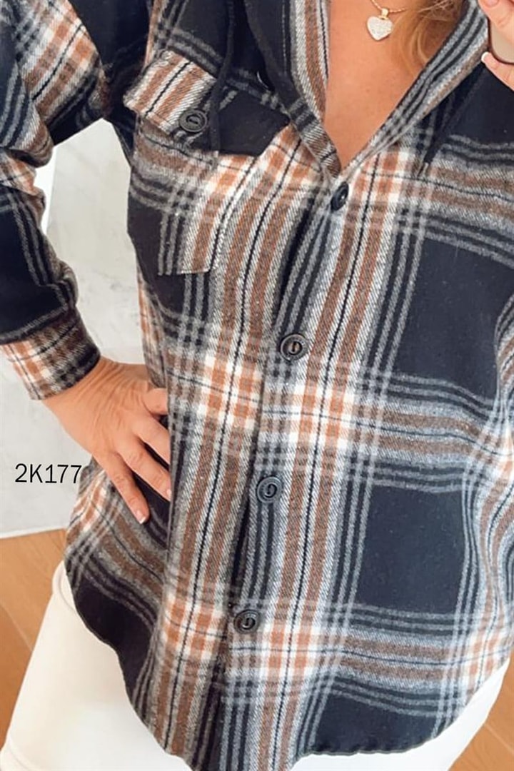 Kapşonlu Oduncu Gömleği