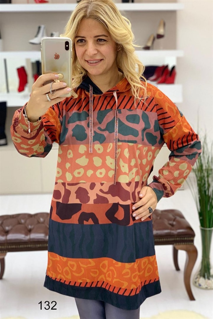 Kapşonlu Tunik