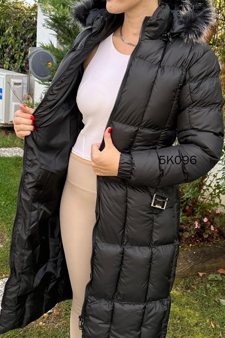 Kapşonu Çıkarılabilen Şişme Mont