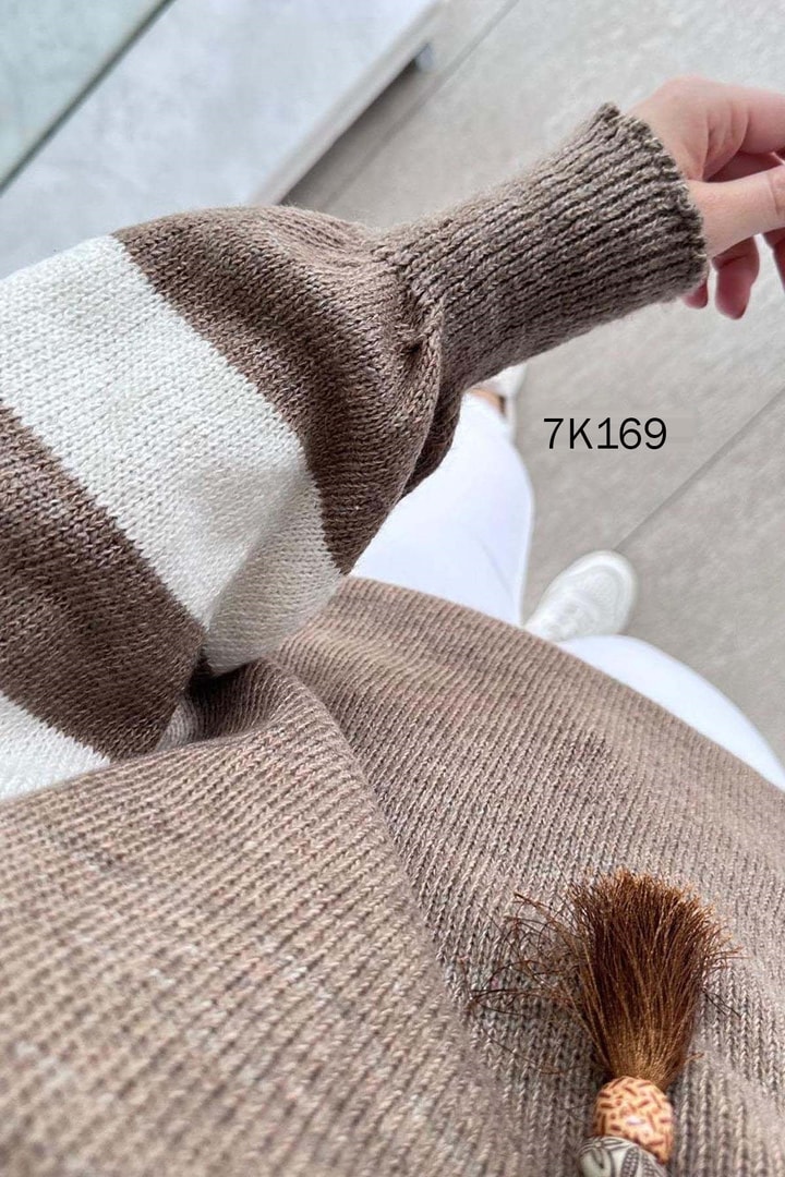 Kayık Yaka Triko Tunik
