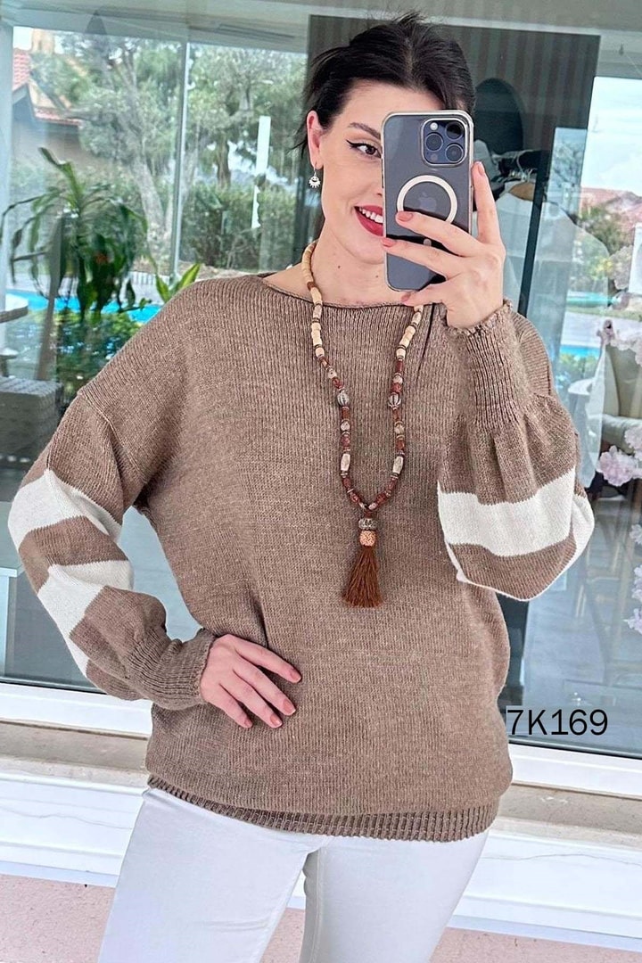 Kayık Yaka Triko Tunik