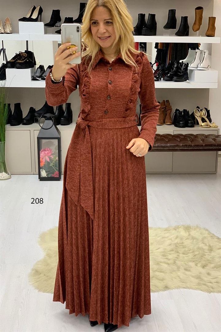 Kemerli Elbise
