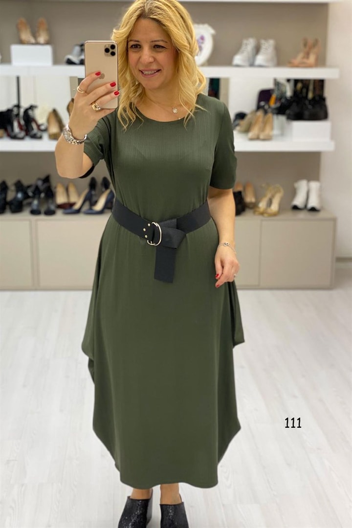 Kemerli Salaş Elbise