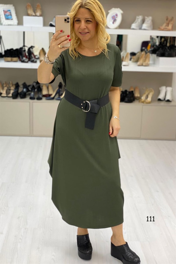 Kemerli Salaş Elbise