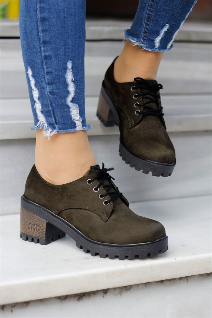 Kısa Topuklu Ayakkabı