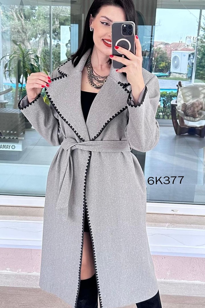 Kroşetalı Kaşe Kaban