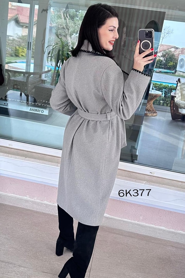Kroşetalı Kaşe Kaban